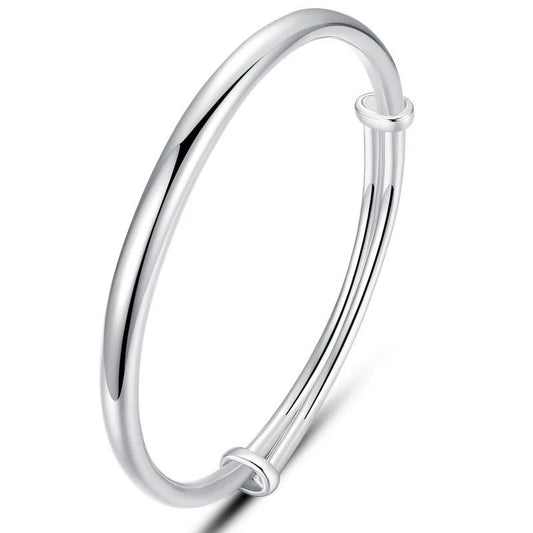 925 Sterling Silver Polishing Charm Bracelets and Bangles for Women - Elegant Wholesale Jewelry Accessories