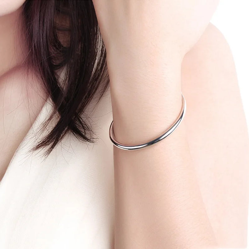 925 Sterling Silver Polishing Charm Bracelets and Bangles for Women - Elegant Wholesale Jewelry Accessories
