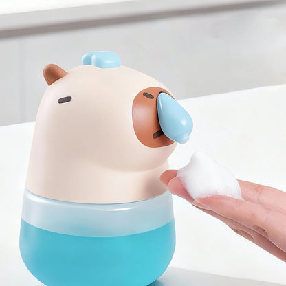 Capybara Liquid Soap Dispenser Touchless Cute Kids Hand Soap Automatic Dispenser Bathroom Accessories for Washroom Kitchen USB