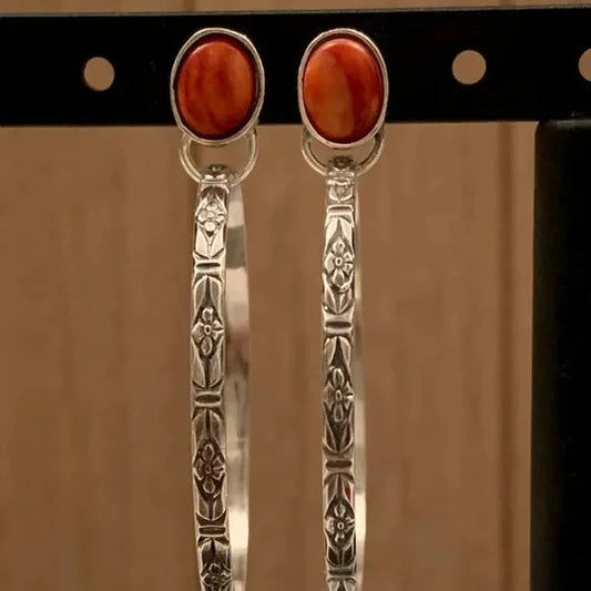 Orecchini Vintage Onice Boho Chic