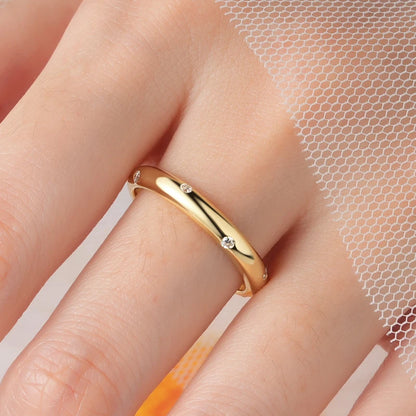 Moissanite Ring Original Certified 925 Silver Rings for Women Couples Delicate Stackable Wedding Band Dazzling Jewellery