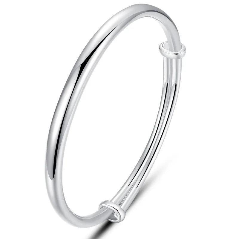 925 Sterling Silver Polishing Charm Bracelets and Bangles for Women - Elegant Wholesale Jewelry Accessories