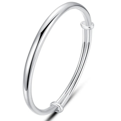 925 Sterling Silver Polishing Charm Bracelets and Bangles for Women - Elegant Wholesale Jewelry Accessories
