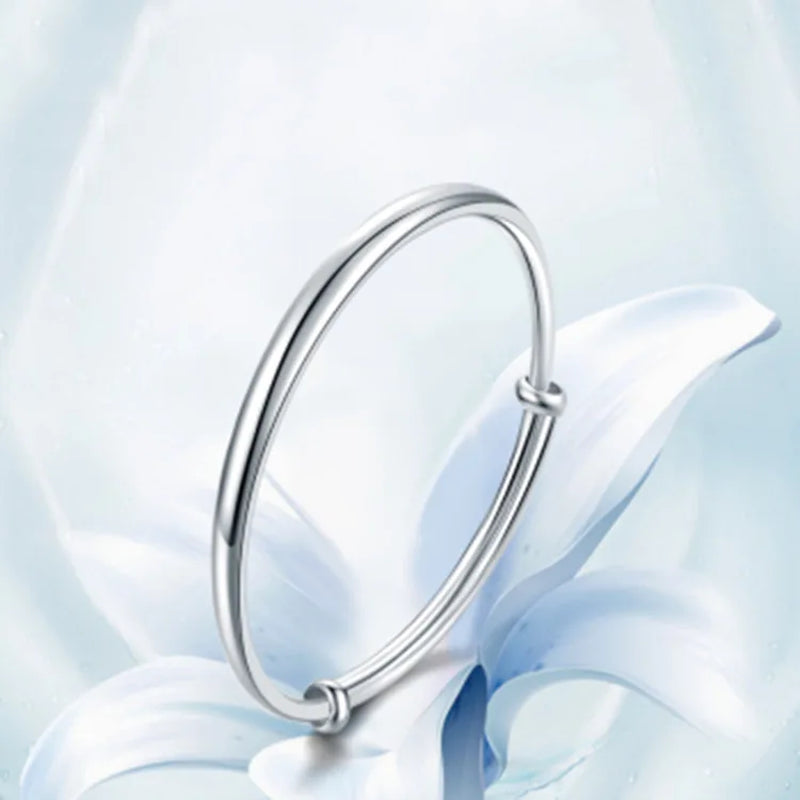 925 Sterling Silver Polishing Charm Bracelets and Bangles for Women - Elegant Wholesale Jewelry Accessories