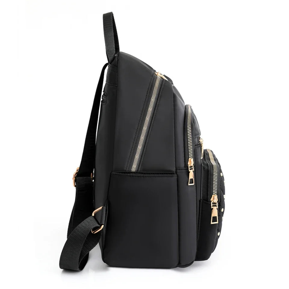 Fashion Bagpack Women High Quality Nylon Backpacks Female Big Travel Back Pack Large School Bags for Teenage Girls Shoulder Bag