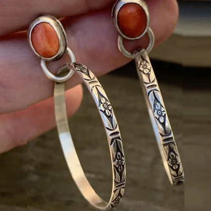 Orecchini Vintage Onice Boho Chic
