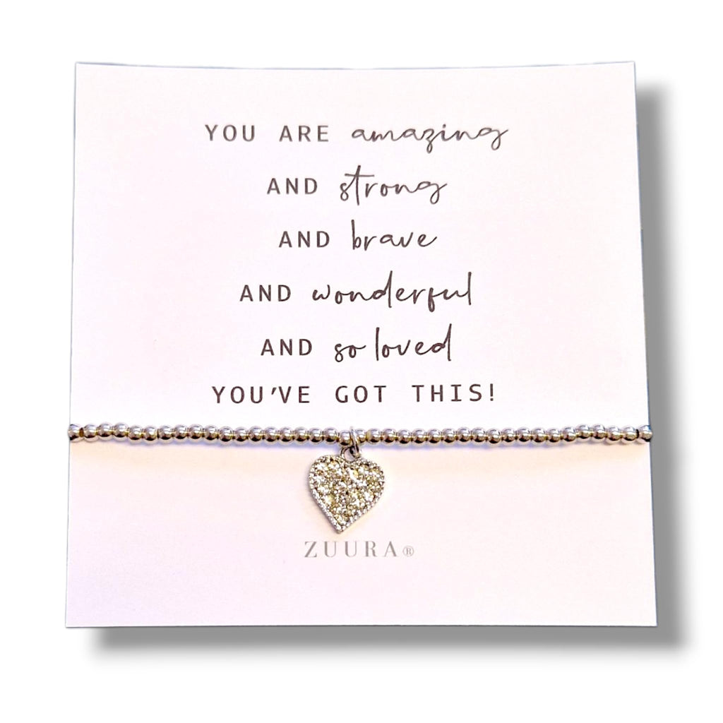 ZUURA You are amazing, strong and brave Bracelet