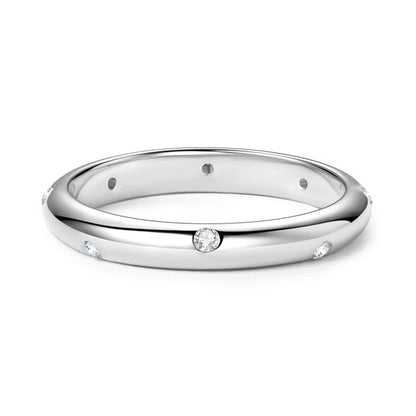 Moissanite Ring Original Certified 925 Silver Rings for Women Couples Delicate Stackable Wedding Band Dazzling Jewellery
