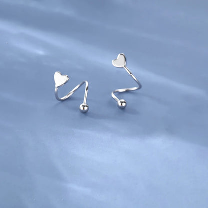 2PC Stainless Steel Gold Color Minimal Crystal Star Ear Studs Earring Women Korean Helix Studs Tragus Cartilage Piercing Jewelry