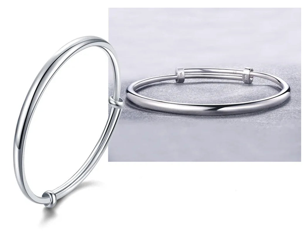 925 Sterling Silver Polishing Charm Bracelets and Bangles for Women - Elegant Wholesale Jewelry Accessories